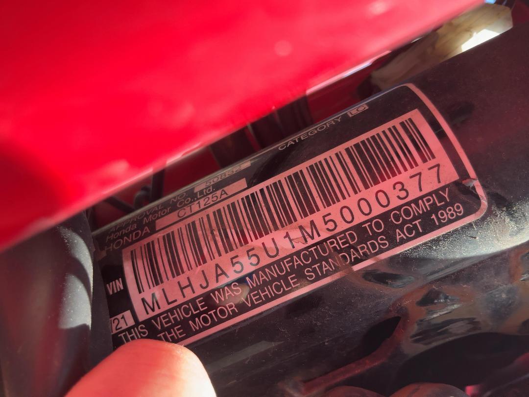 Photo '11' of Honda CT 125A P