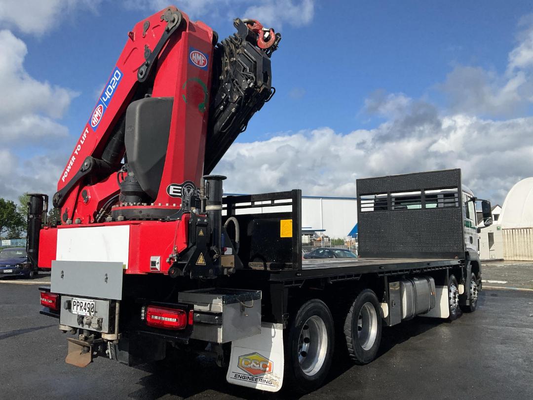 Photo '11' of MAN TGS 35.480   8X4 Flat Deck Crane