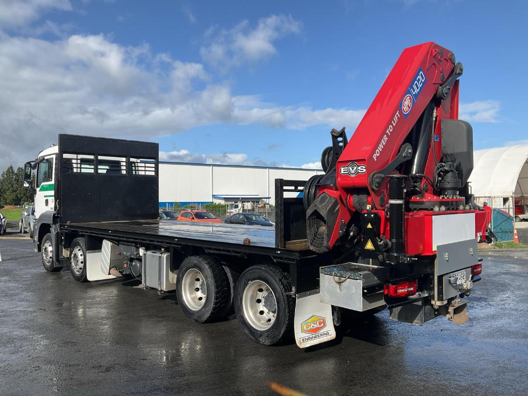 Photo '13' of MAN TGS 35.480   8X4 Flat Deck Crane