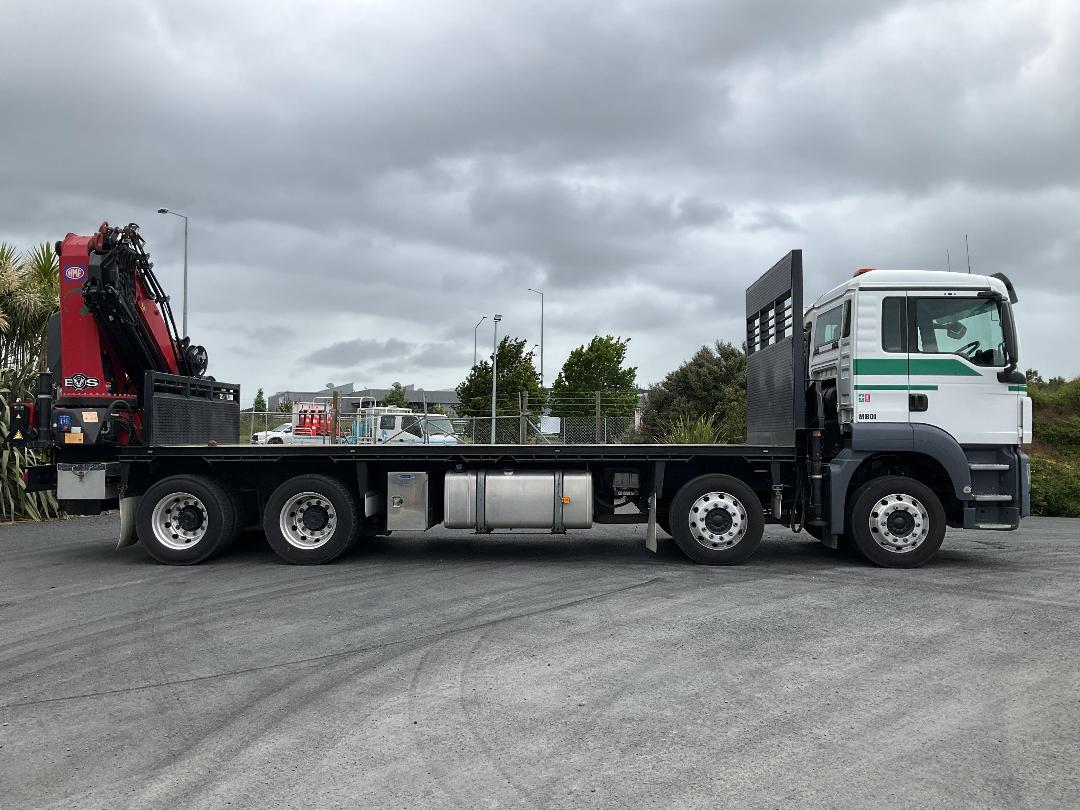 Photo '10' of MAN TGS 35.480   8X4 Flat Deck Crane