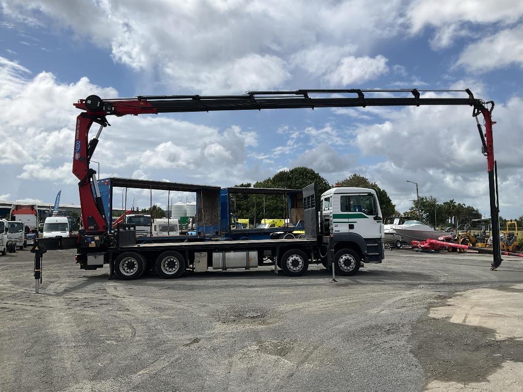 Photo '4' of MAN TGS 35.480   8X4 Flat Deck Crane