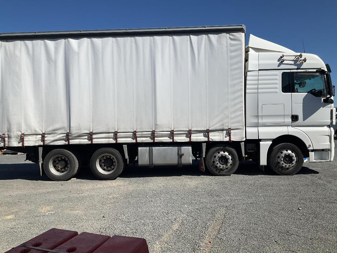 Photo '3' of MAN TGX 35.540    8X4 BL Curtainsider