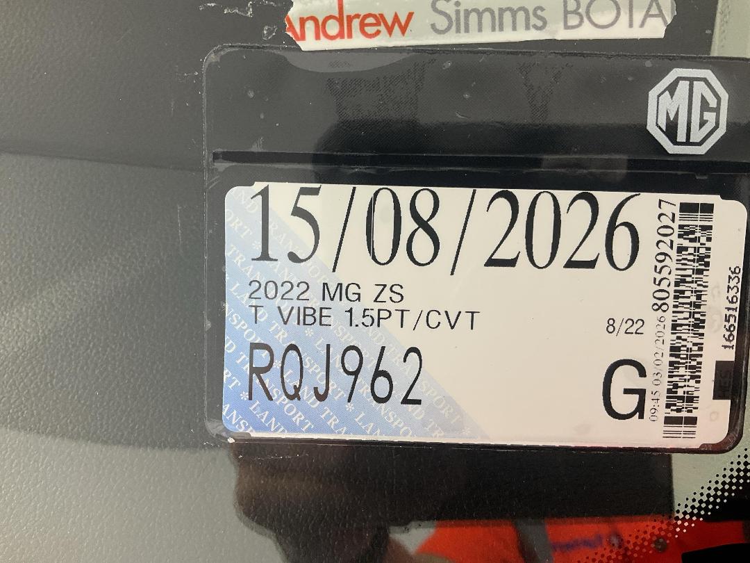 Photo '25' of MG ZS Photo '25' of MG ZS