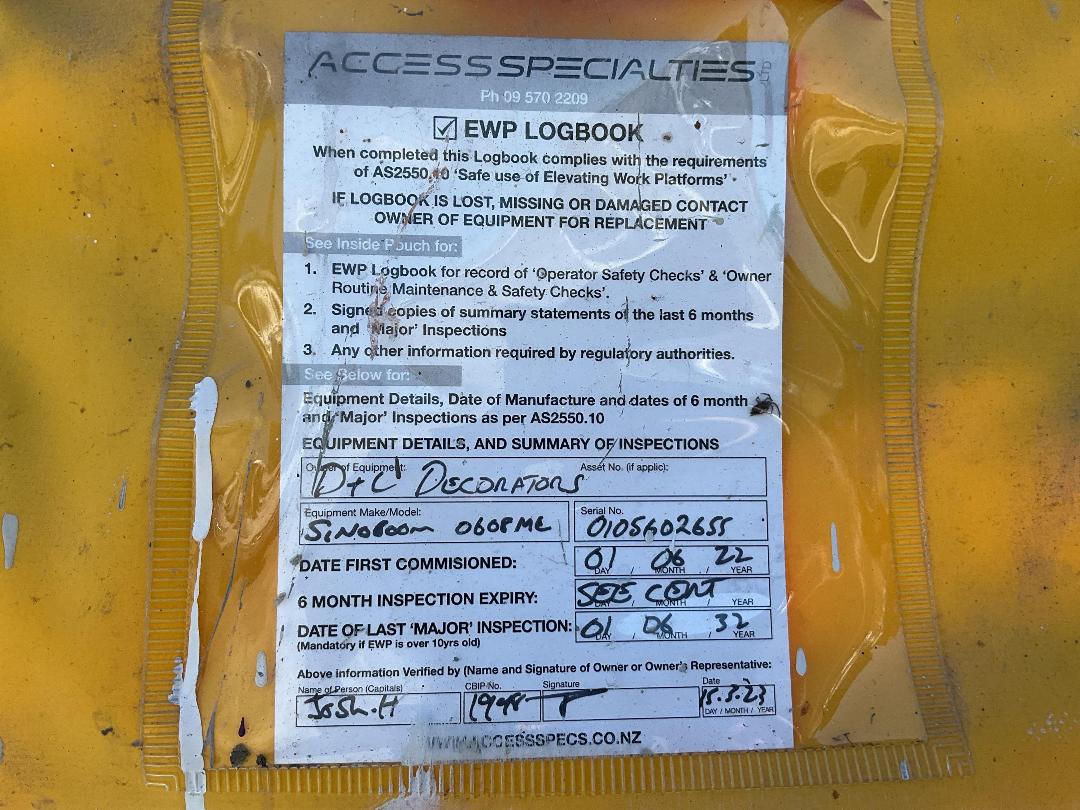 Photo '3' of Sinoboom 0608ME Scissor Lift