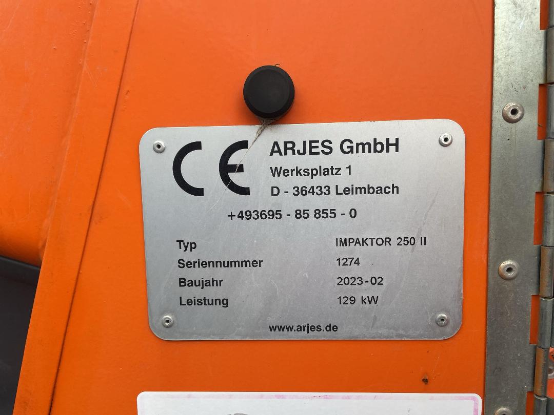 Photo '18' of Arjes Impaktor 250 II EVO II Crusher Photo '18' of Arjes Impaktor 250 II EVO II Crusher