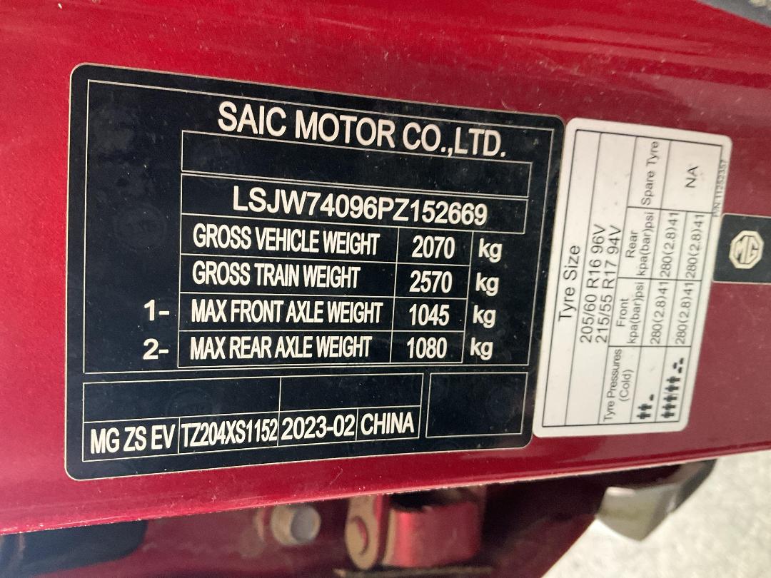 Photo '24' of MG ZS EV 72KWH/EV/AT Photo '24' of MG ZS EV 72KWH/EV/AT