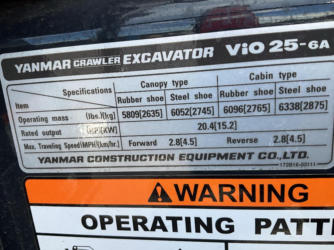 Photo '34' of Yanmar Vi025-6 Excavator