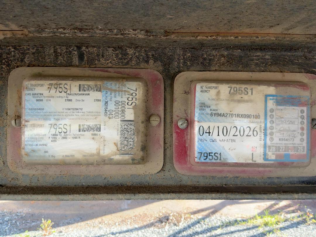 Photo '24' of CWS 4AFATBN Tipper Trailer