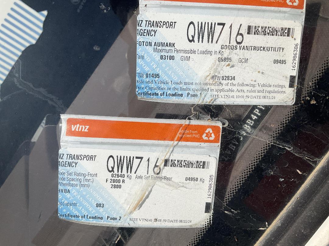 Photo '29' of Foton Aumark BJ1065LT5995 Tipper