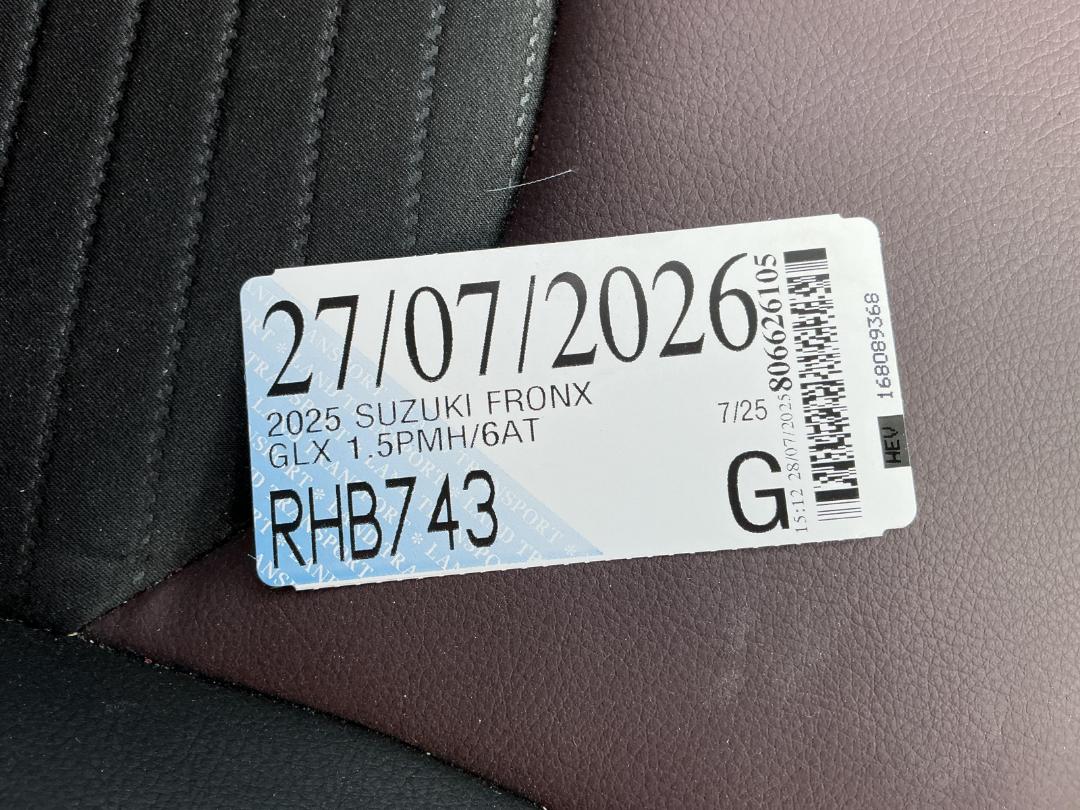 Photo '19' of Suzuki Fronx GLX Photo '19' of Suzuki Fronx GLX