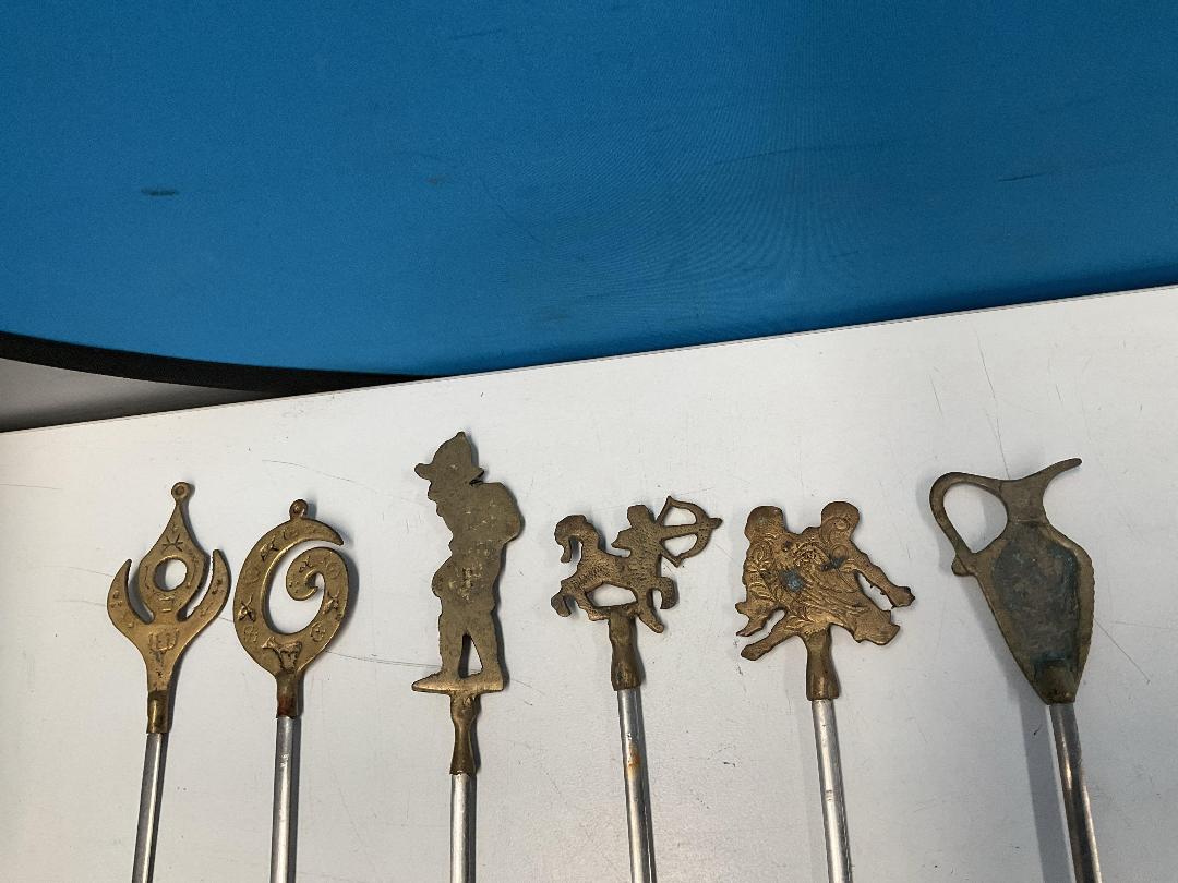 Photo '7' of 6x Gold/Silver Coloured Fire Pokers