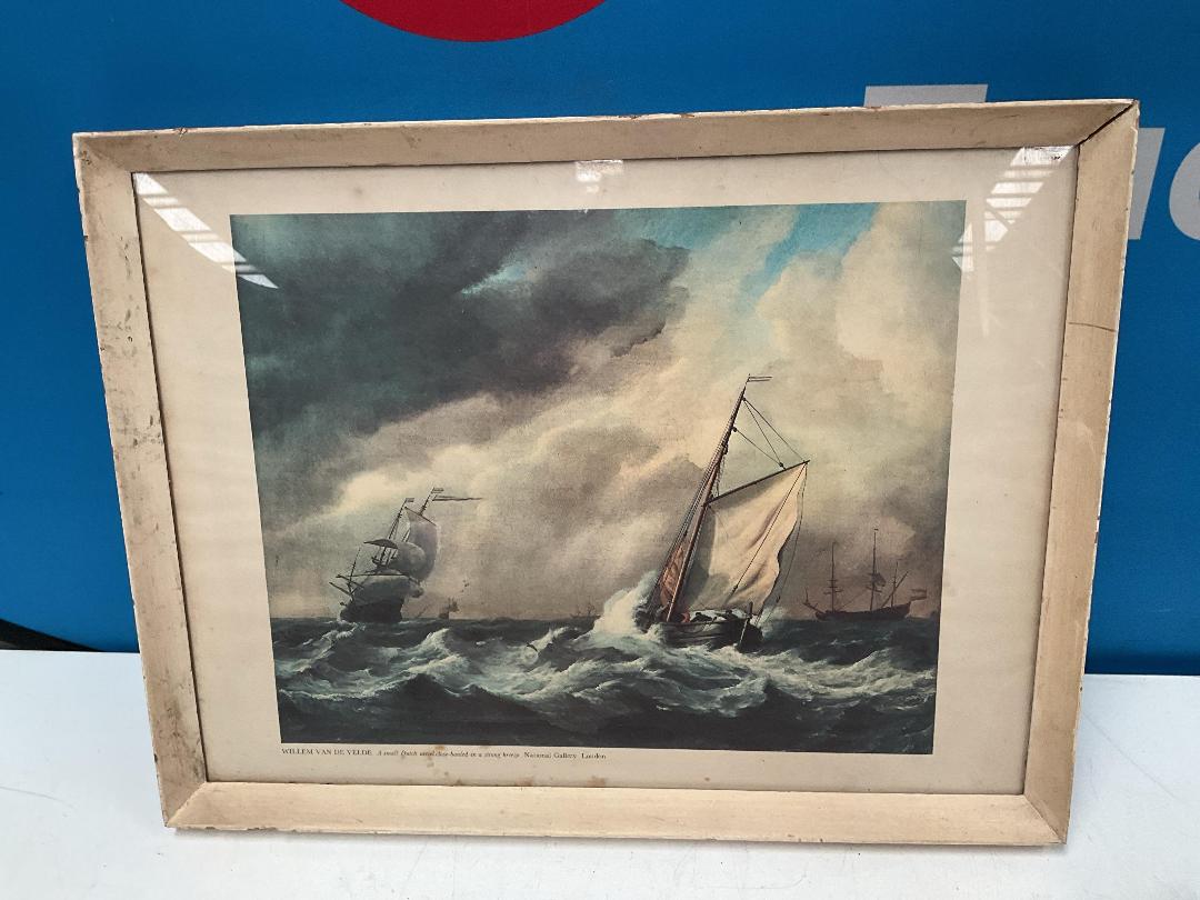 Photo '4' of Framed Print or Similar, Paints, Paintbrushes, Shells Etc