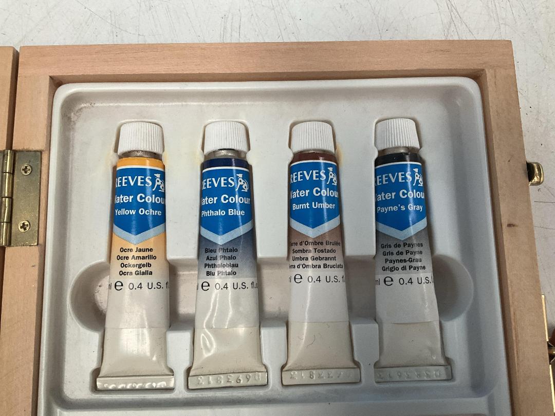 Photo '13' of Framed Print or Similar, Paints, Paintbrushes, Shells Etc