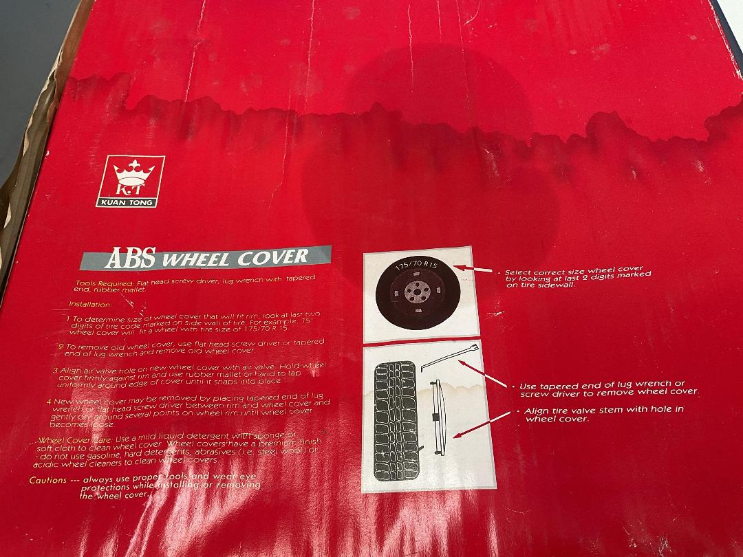 Photo '6' of 3x Kuan Tong 15” Wheel Covers Photo '6' of 3x Kuan Tong 15” Wheel Covers