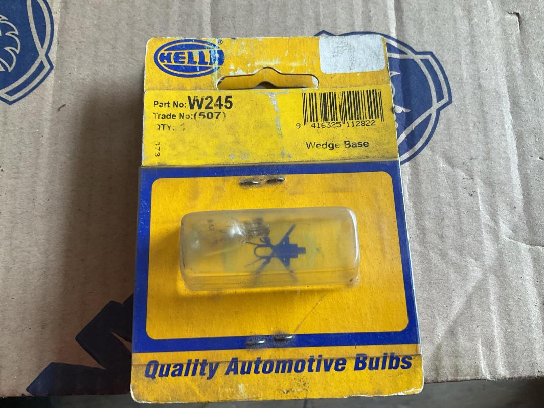 Photo '4' of Hella Wedge Base Bulbs 9.5mm Single Filament