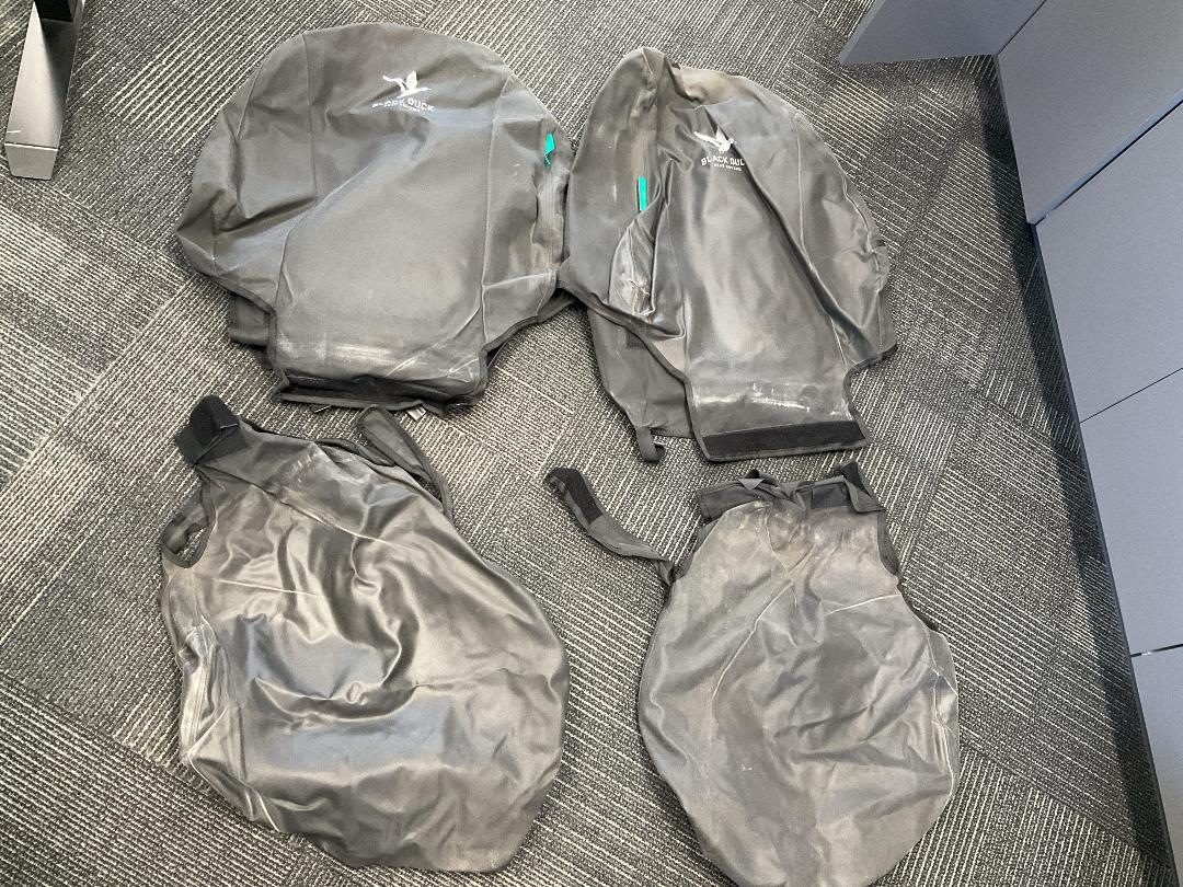 Photo '2' of Black duck seat covers FULL SET