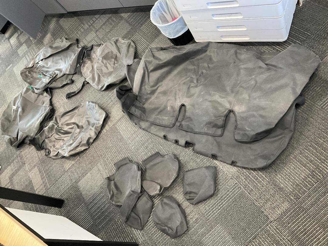 Photo '4' of Black duck seat covers FULL SET