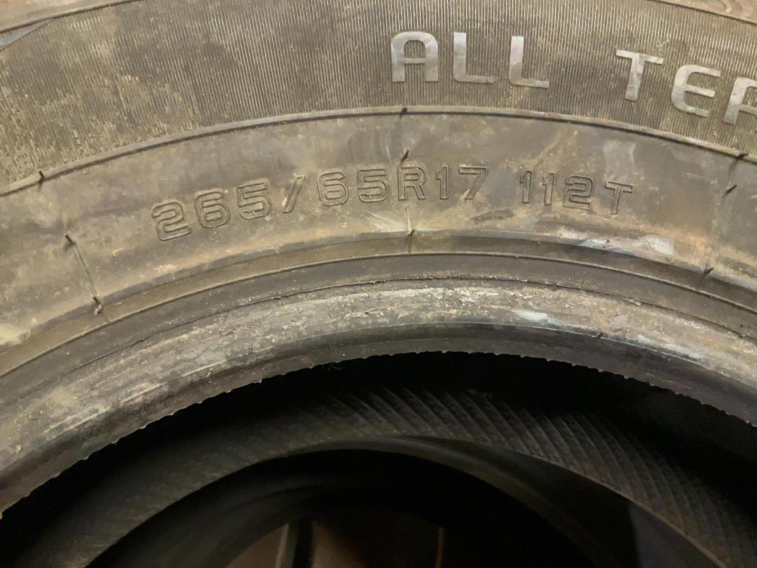 Photo '2' of 3 x 265/65R17 Tyres Photo '2' of 3 x 265/65R17 Tyres