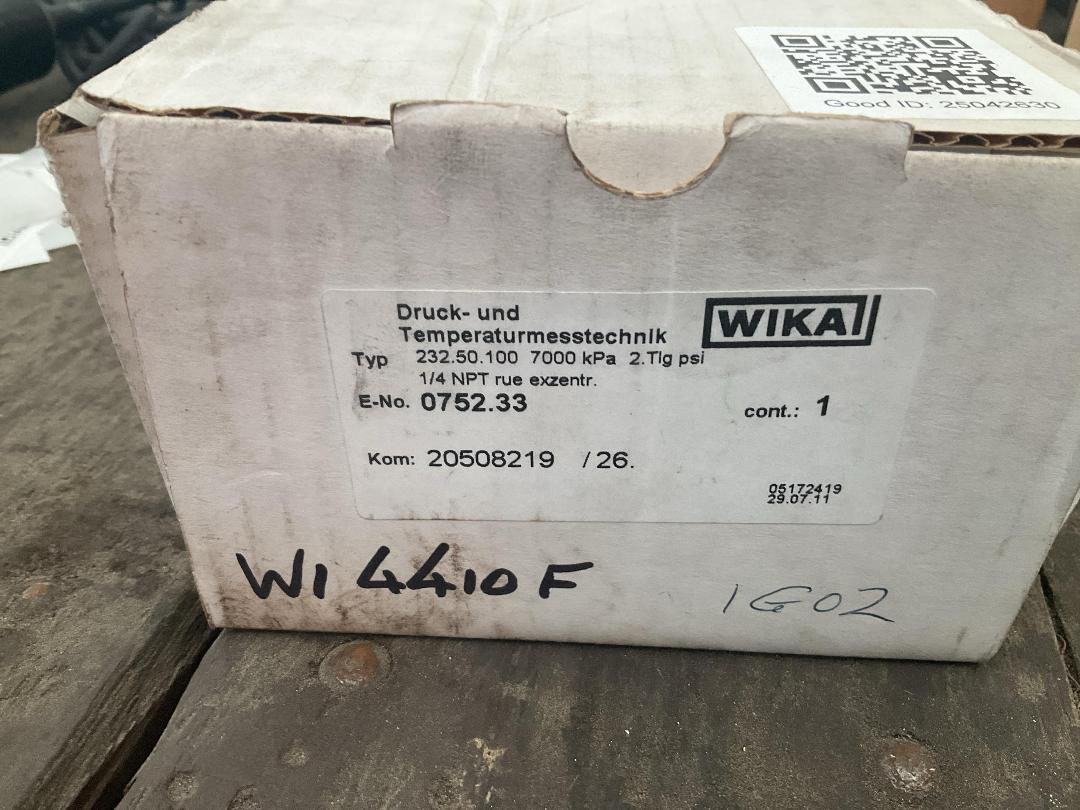 Photo '3' of Wika Pressure Gauge