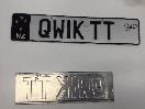 Thumbnail '4' of Personalised Plates “QWIKTT”