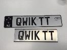 Thumbnail '1' of Personalised Plates “QWIKTT”