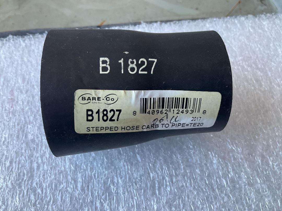 Photo '2' of Bare Co TE20 Stepped Hose Carb To Pipe x2