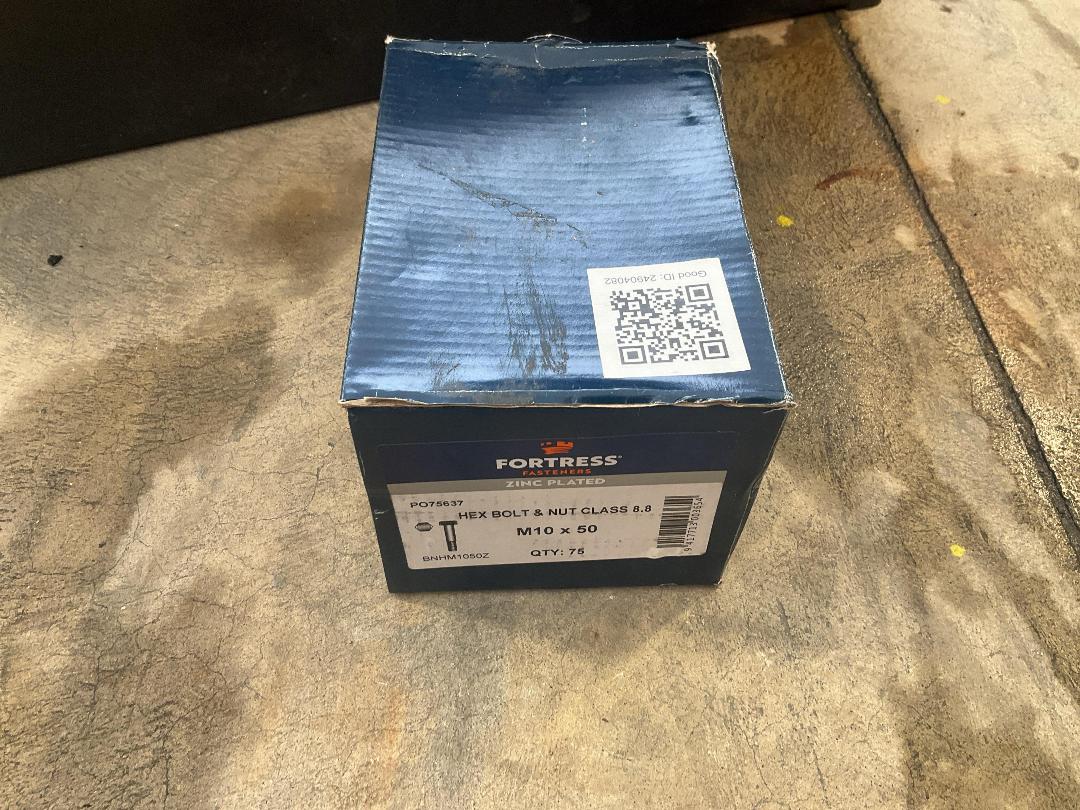Photo '4' of Fortress Hex Bolts & Nuts M10 x 50