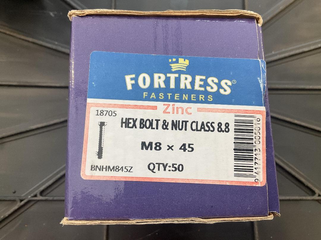 Photo '2' of Fortress Hex Bolt M8 x 45