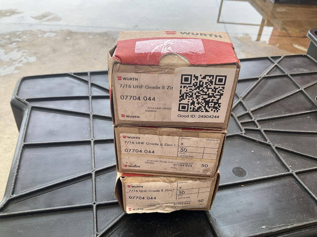 Photo '2' of Wurth Conelock Nuts 7/16