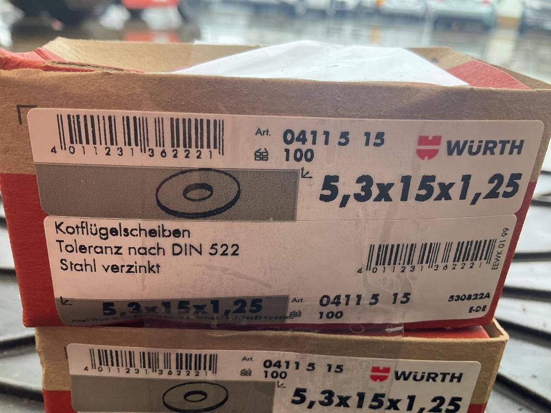Photo '3' of Wurth Washers 5,3x15x1,25