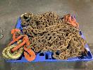 Thumbnail '1' of heavy duty chain with hooks on each end x 2