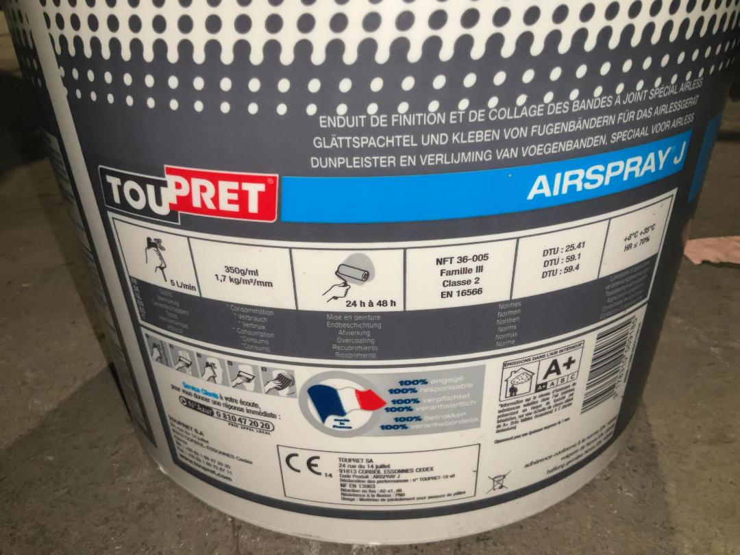 Photo '3' of Toupret Airspray J primer Photo '3' of Toupret Airspray J primer