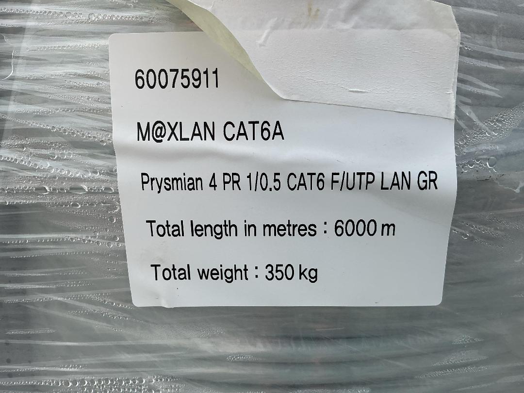 Photo '3' of Pallet of Cat6 Cable Reels