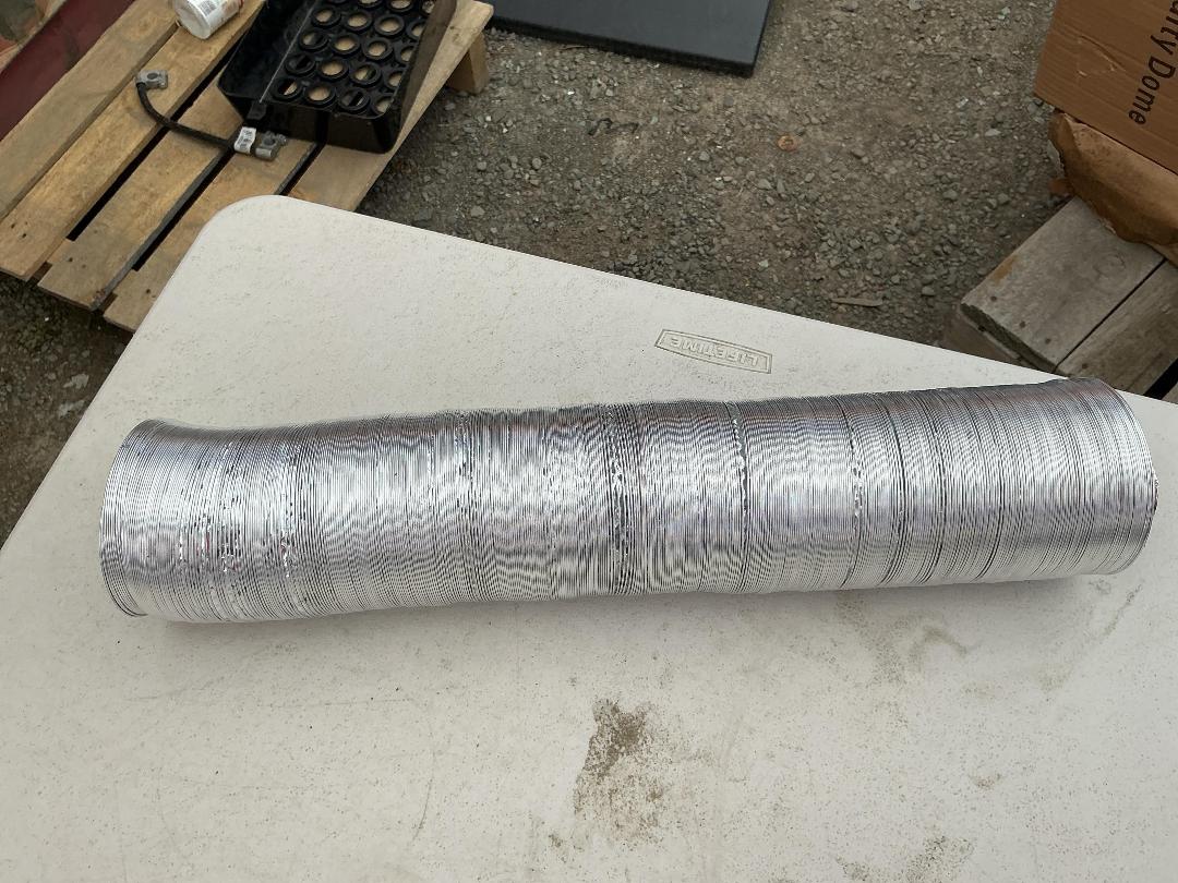 Photo '3' of 5x Black Inside Foil Ducting (104mmX10m)