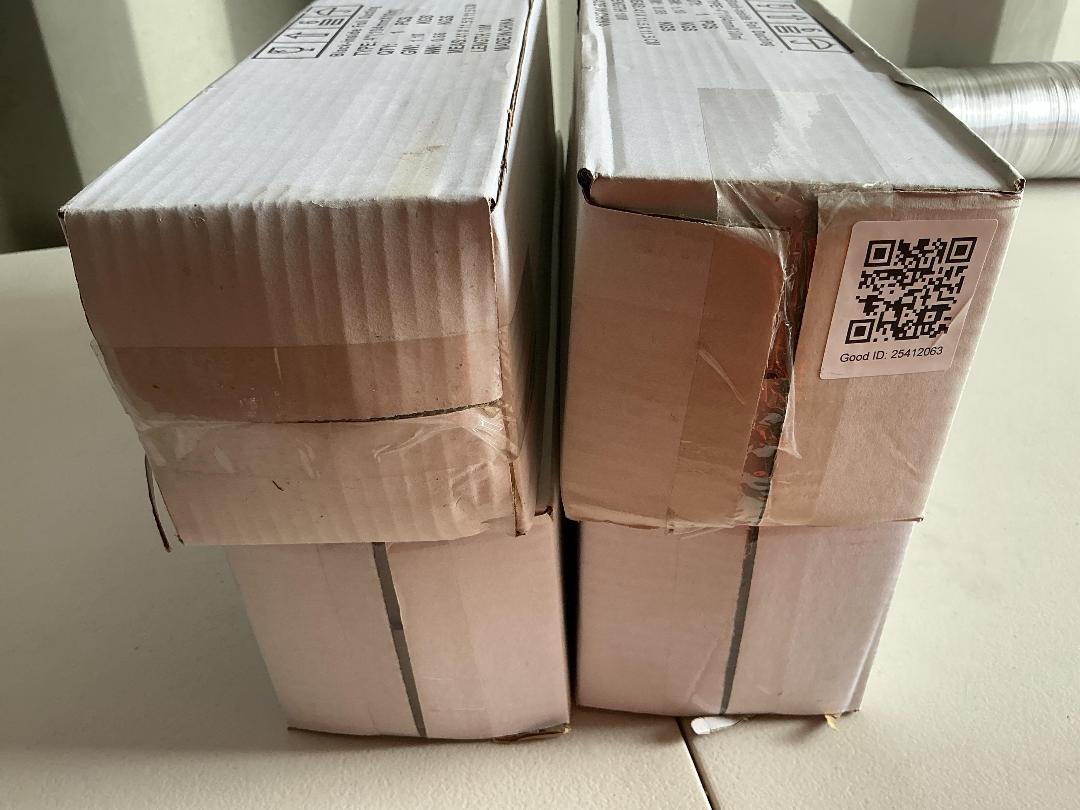 Photo '3' of 4x Black Inside Foil Ducting (10m)