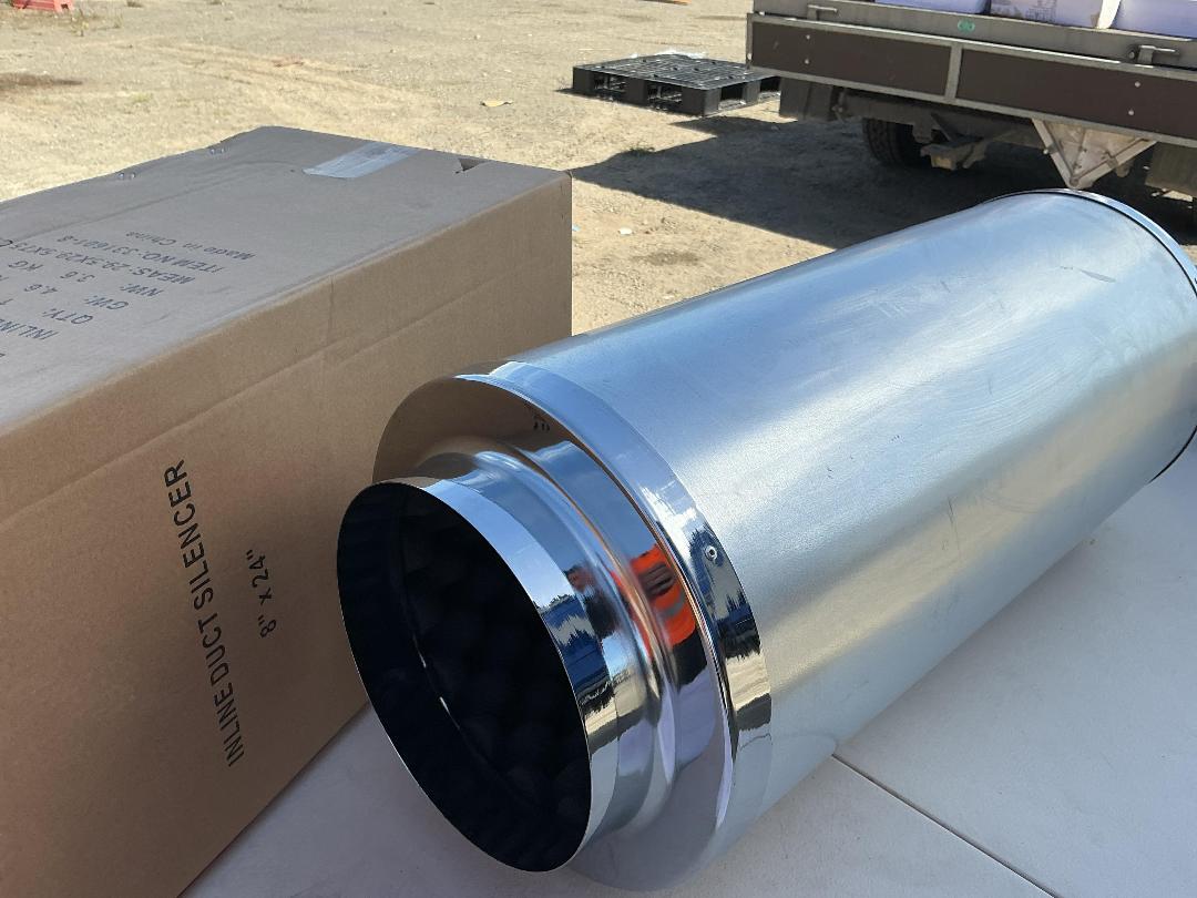 Photo '4' of Inline Duct Silencer Photo '4' of Inline Duct Silencer