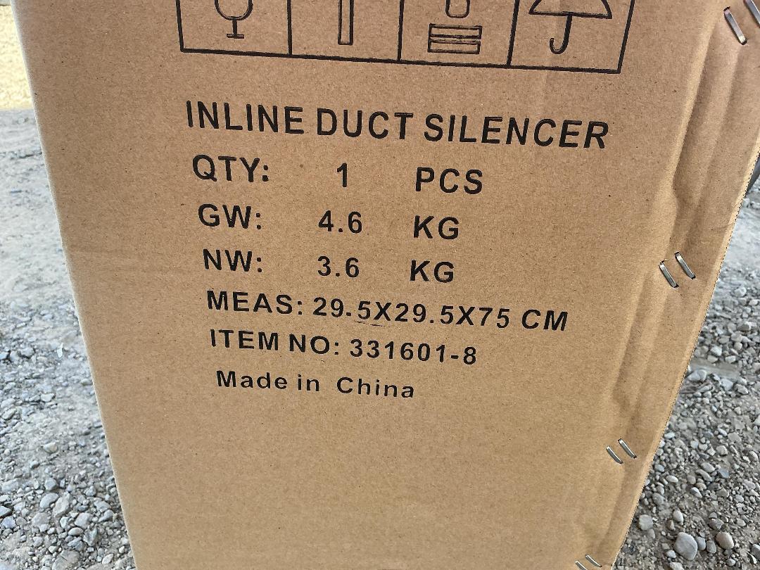 Photo '5' of Inline Duct Silencer Photo '5' of Inline Duct Silencer