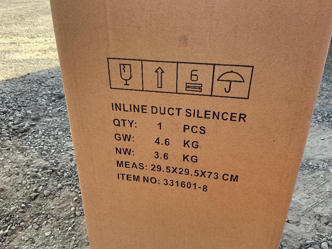 Photo '5' of Inline Duct Silencer Photo '5' of Inline Duct Silencer