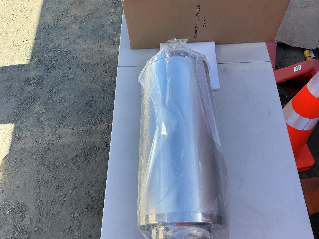 Photo '4' of 4x Inline Duct Silencers Photo '4' of 4x Inline Duct Silencers