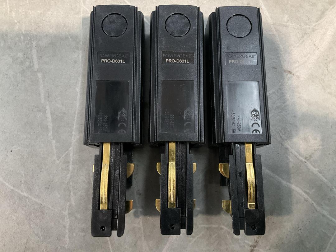 Photo '3' of 3-Circuit Power Track DALI Live-End Connector x3 Photo '3' of 3-Circuit Power Track DALI Live-End Connector x3