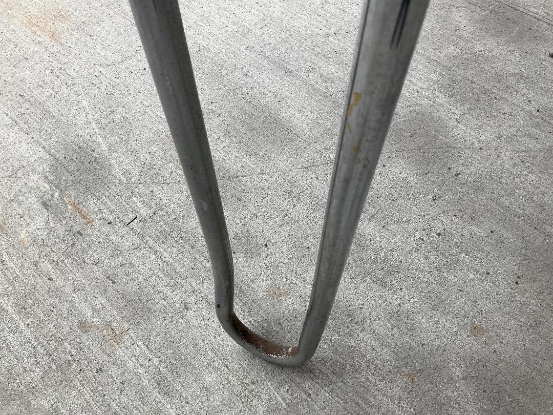 Photo '17' of Green Coloured Workbench Table or Similar with Metal-Like Legs