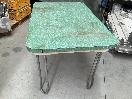 Thumbnail '2' of Green Coloured Workbench Table or Similar with Metal-Like Legs