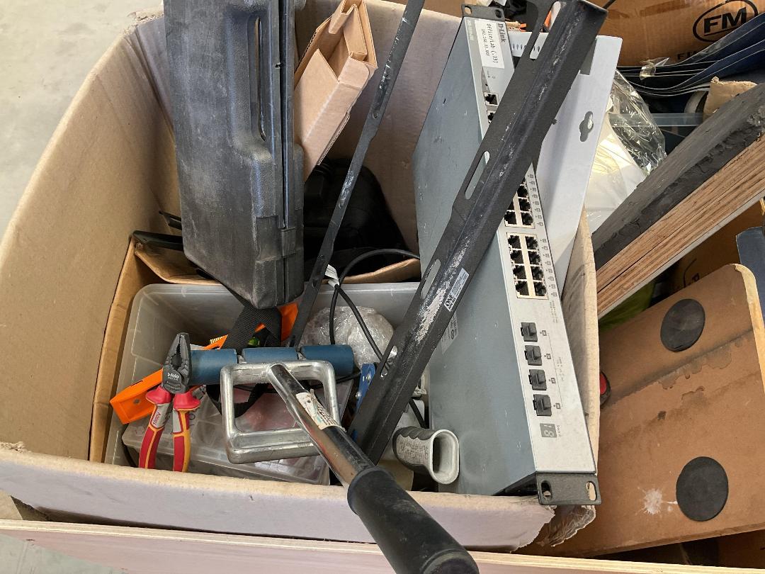 Photo '21' of Crate of Miscellaneous Items - Building Items, Tools, Dollys Etc