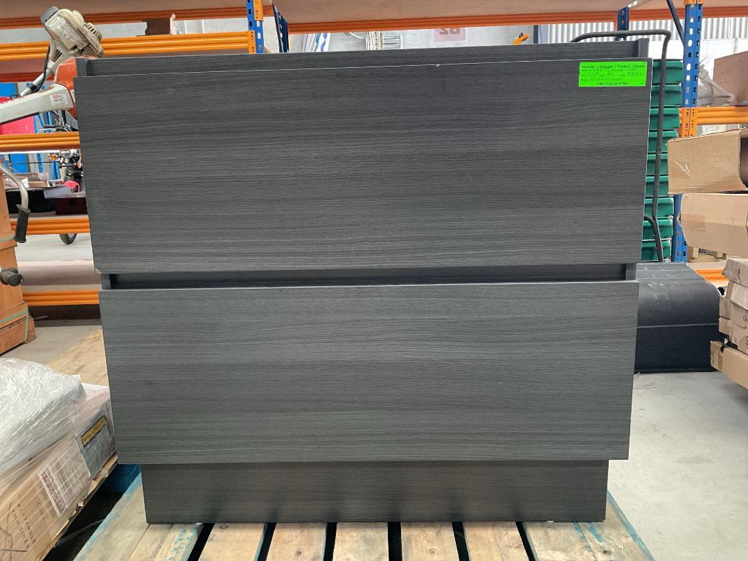 Photo '2' of Nouveau - Cinna Vanity Unit Dark Oak 900mm *Damaged* Photo '2' of Nouveau - Cinna Vanity Unit Dark Oak 900mm *Damaged*