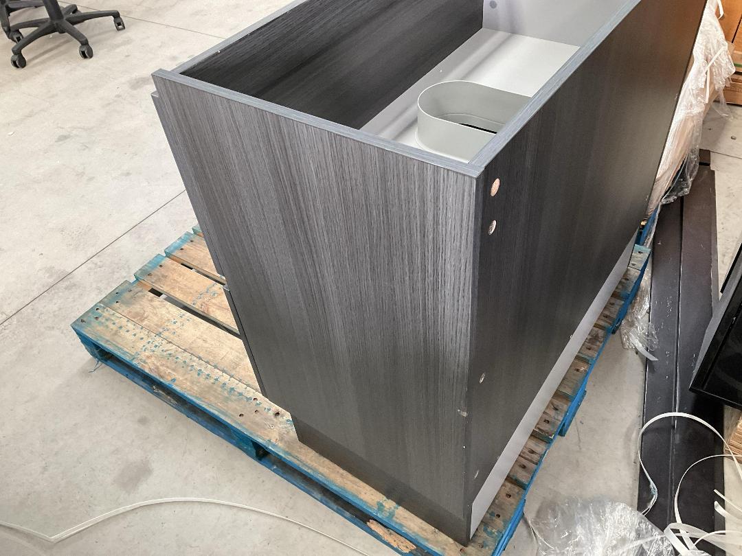 Photo '5' of Nouveau - Cinna Vanity Unit Dark Oak 900mm *Damaged* Photo '5' of Nouveau - Cinna Vanity Unit Dark Oak 900mm *Damaged*