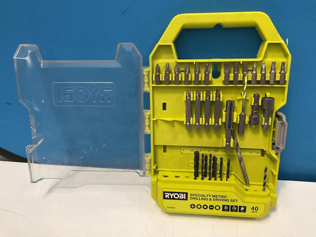 Photo '4' of Ryobi Specialty Metric Drilling and Driving Set - Model RDD40S2 - Incomplete