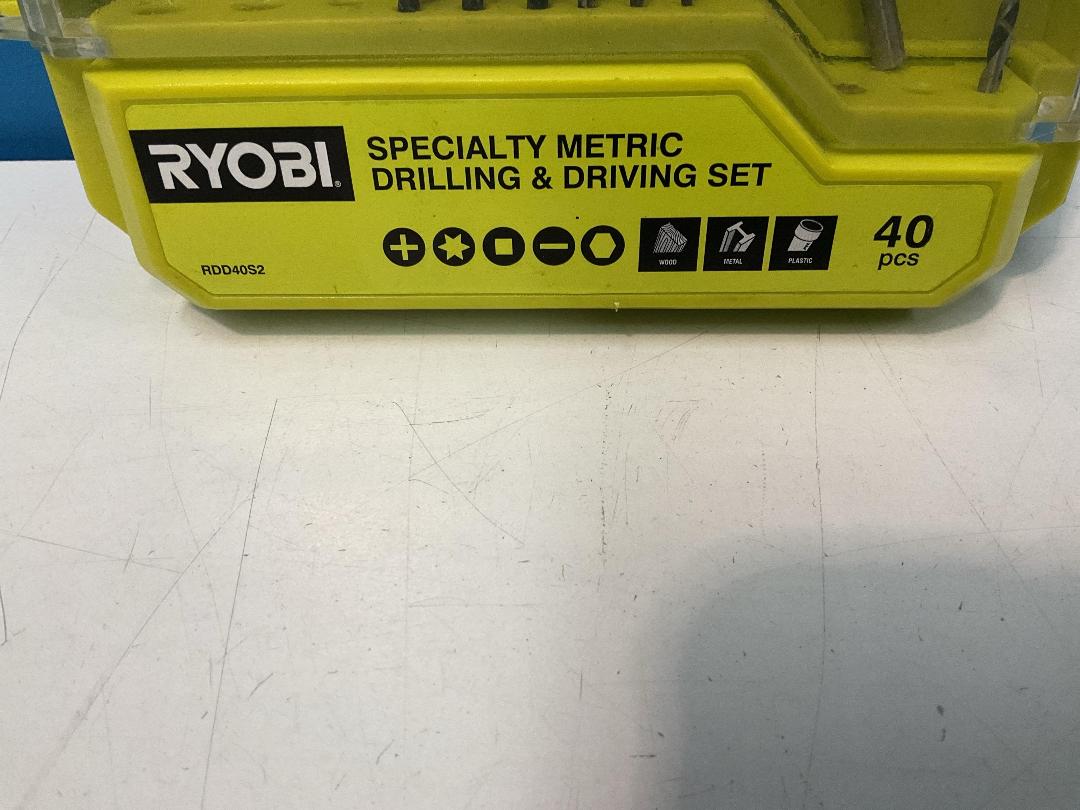 Photo '2' of Ryobi Specialty Metric Drilling and Driving Set - Model RDD40S2 - Incomplete