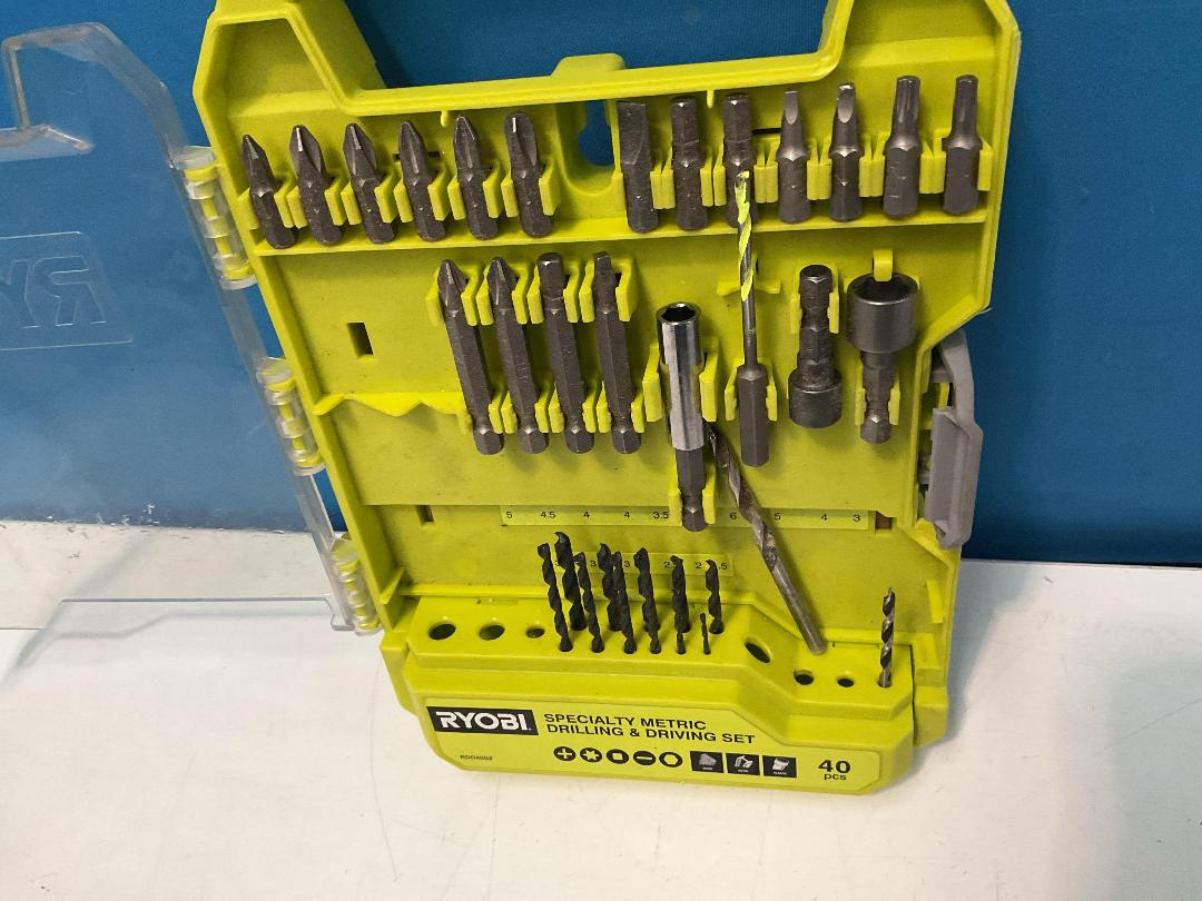 Photo '8' of Ryobi Specialty Metric Drilling and Driving Set - Model RDD40S2 - Incomplete