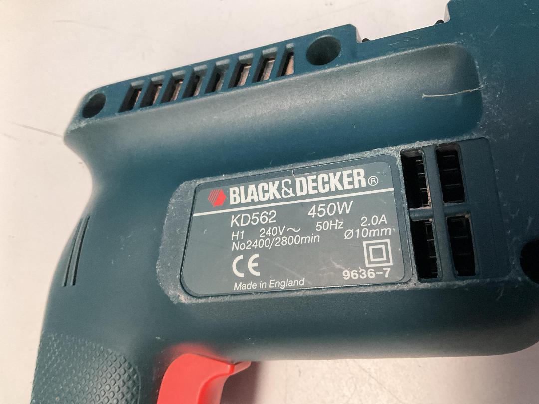 Photo '8' of Black and Decker Hammer Drill - Model KD562 and a Jigsaw