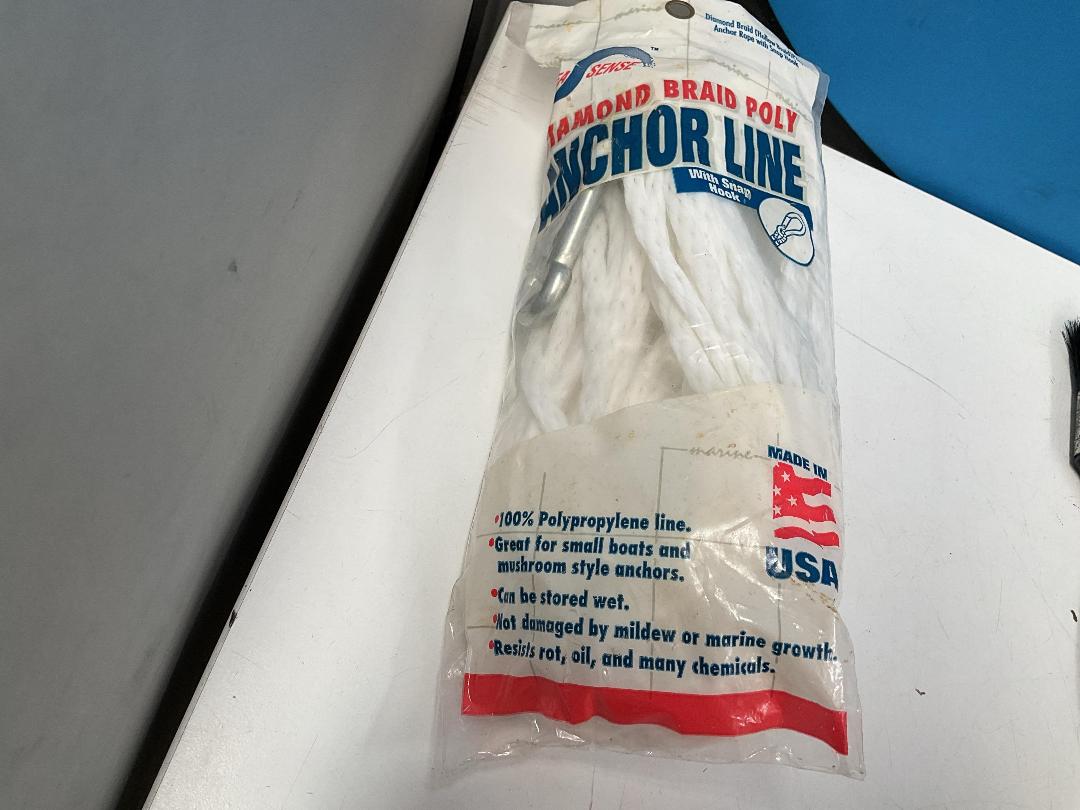 Photo '4' of Diamond Braid Poly Anchor Line, Paint Brushes Etc